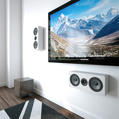 Acoustic Energy AE105 on-wall speaker