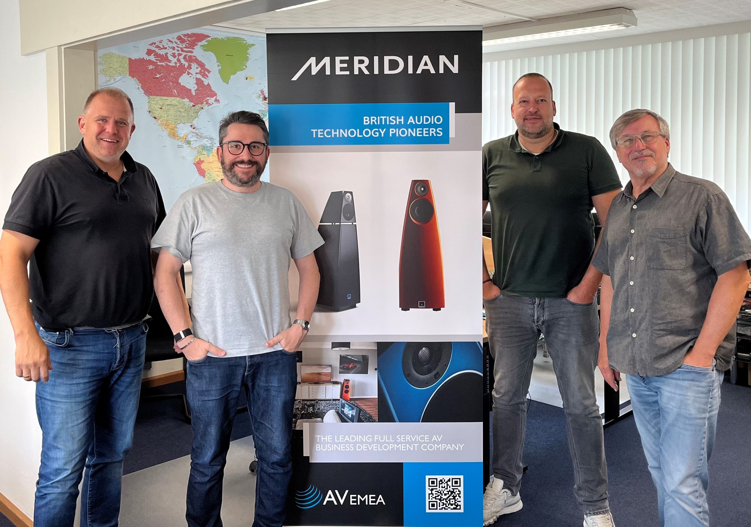 Meridian celebrate 5 years with AV EMEA