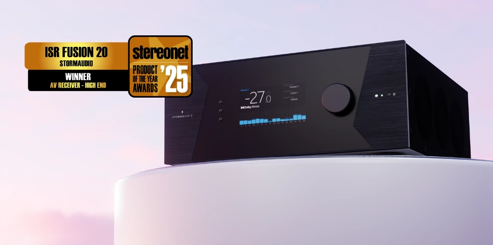 StormAudio ISP Fusion 20 wins applause award from Stereonet